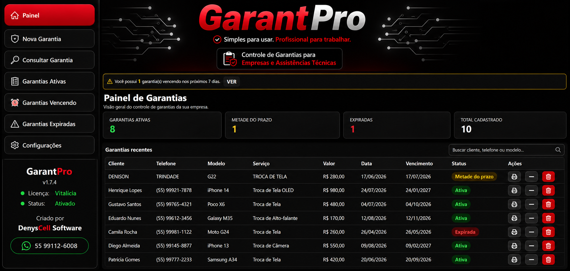 Sistema GarantPro